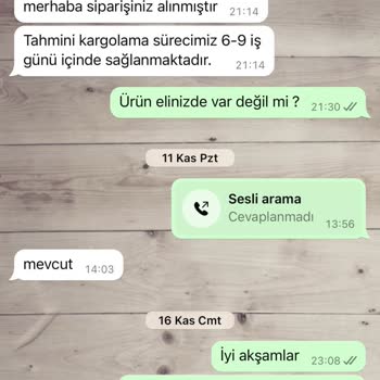 Stokta Olmayan Ürün İçin İade Sorunu