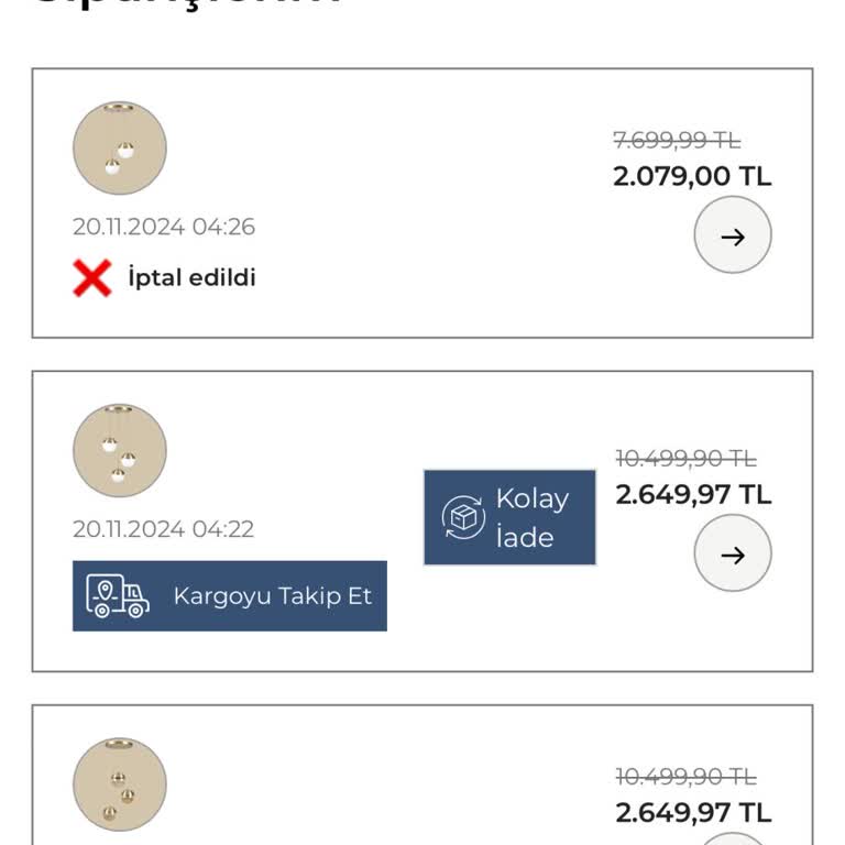 Geç Gelen Kargo Ve İptal Edilen Sipariş Sorunu