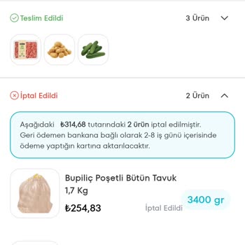 A101 Kapıda Hizmetinde Sürekli Eksik Ürün Teslimatı