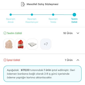A101 Kapıda Hizmetinde Sürekli Eksik Ürün Teslimatı