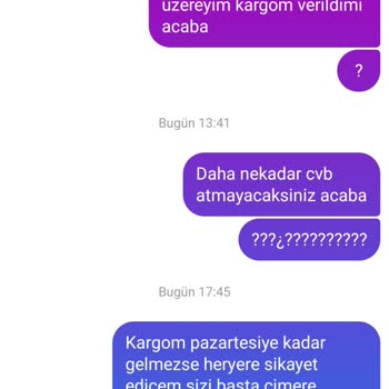 Yanlış Beden Ve Geciken Kargo Sorunu