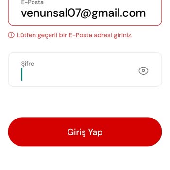 Giriş Sorunu Ve Kredi Kartı Kullanılamaması