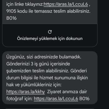 Kargo Teslimatında Yaşanan Sorun Ve Yanıltıcı Bilgilendirme