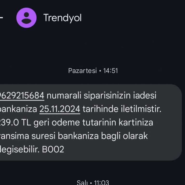 Para İadesi Gecikmesi Ve Bilgi Eksikliği