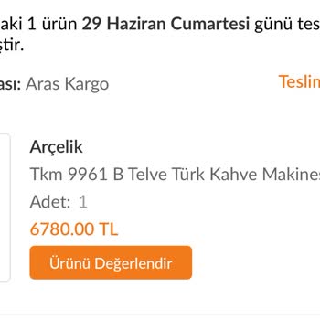 Arçelik Telve Kahve Makinesi: Üretim Hatası Ve Müşteri Mağduriyeti