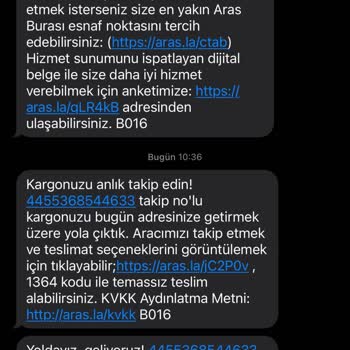 Aras Kargo'nun İletişim Ve Teslimat Sorunları