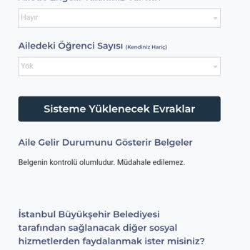 İBB Burs Kayıt Sorunu: Gelir Belgesi Yüklenemiyor