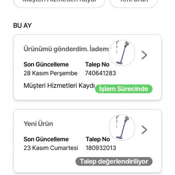 Kullanılmış Dyson Süpürge Ve İade Sürecindeki Sorunlar