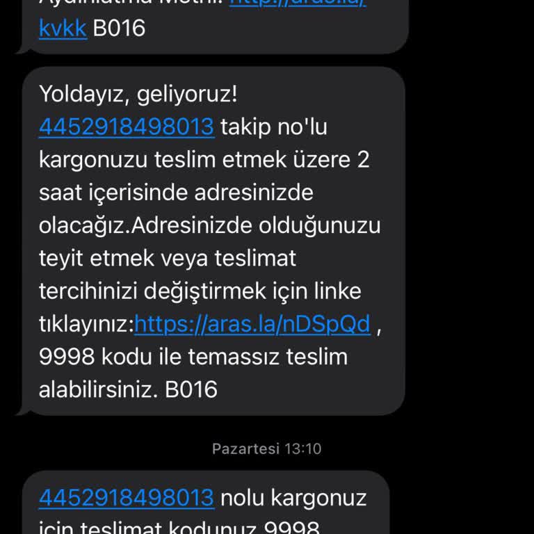 Aras Kargo Kargo Teslimatında Büyük Hata!