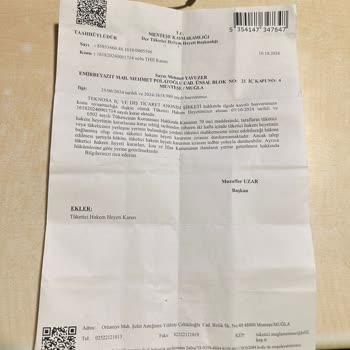 Tüketici Hakem Heyeti Kararına Rağmen Ödeme Yapılmıyor