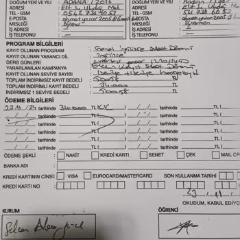 Dil Kursu Kayıt İptali Ve İade Sorunu