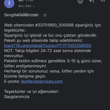 Kayıp Paket Ve Yanlış Para Çekimi Sorunu