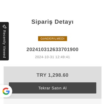 Kayıp Paket Ve Yanlış Para Çekimi Sorunu