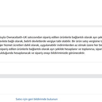 Amazon'dan Yanıltıcı Vergi Politikası Mağduriyeti