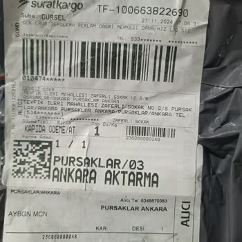Eksik Gönderilen Ürün Ve İade Sorunu