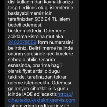 Haksız Tamir Ücreti Şoku