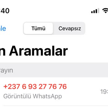 WhatsApp Üzerinden Gelen Şüpheli Arama Ve Güvenlik Endişesi
