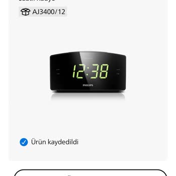 Philips Elektrikli Masa Saatinde Zaman Geri Kalma Sorunu