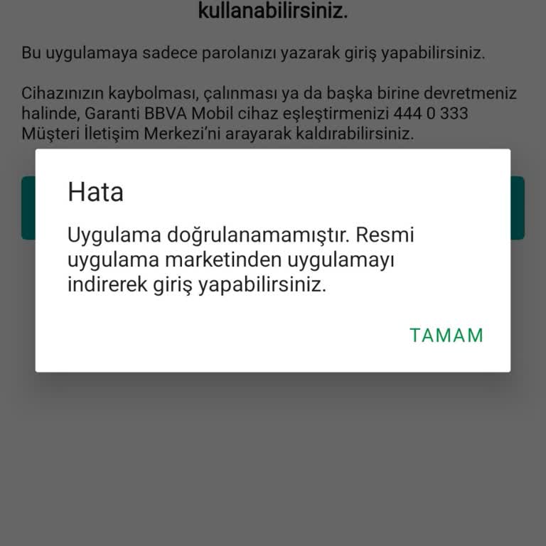 Garanti BBVA Mobil Uygulama Sorunları Ve Hesap Güvenliği Endişesi
