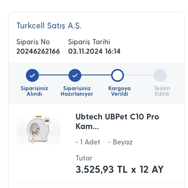 Sipariş Teslimatında Büyük Gecikme Ve Hayal Kırıklığı