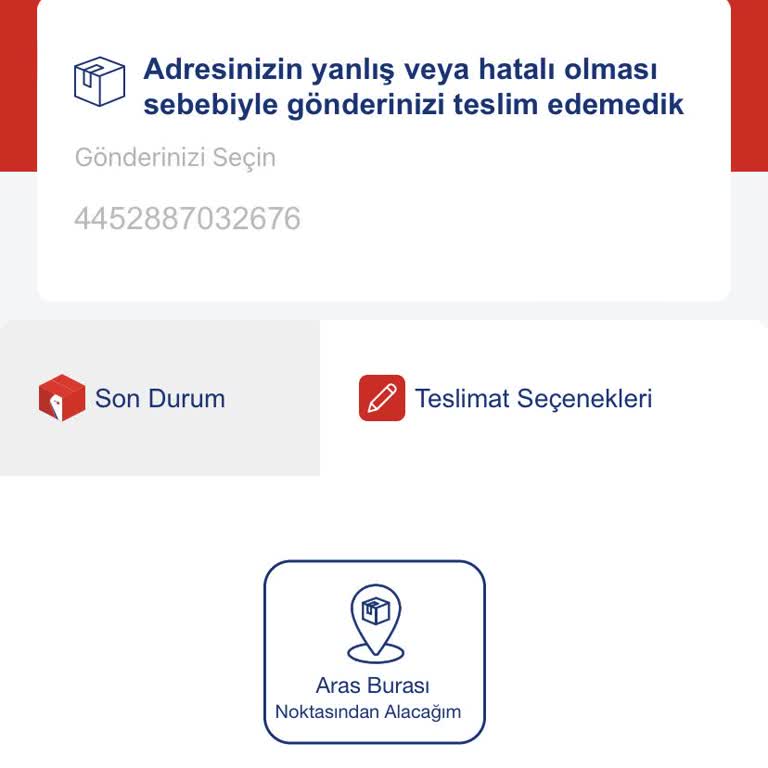 Yanlış Adres Gerekçesiyle Teslim Edilmeyen Kargo