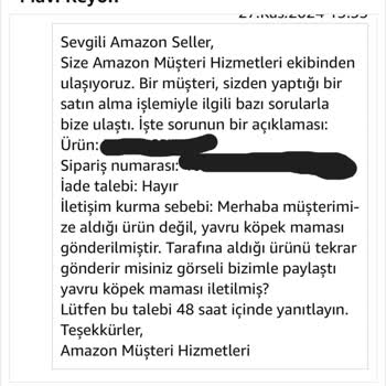 Yanlış Ürün Ve Yetersiz Destek: Amazon'da Müşteri Mağduriyeti