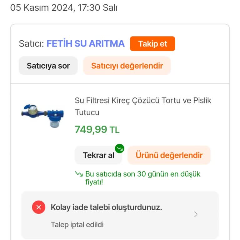 Hepsiburada İade Sürecinde Müşteri Mağduriyeti