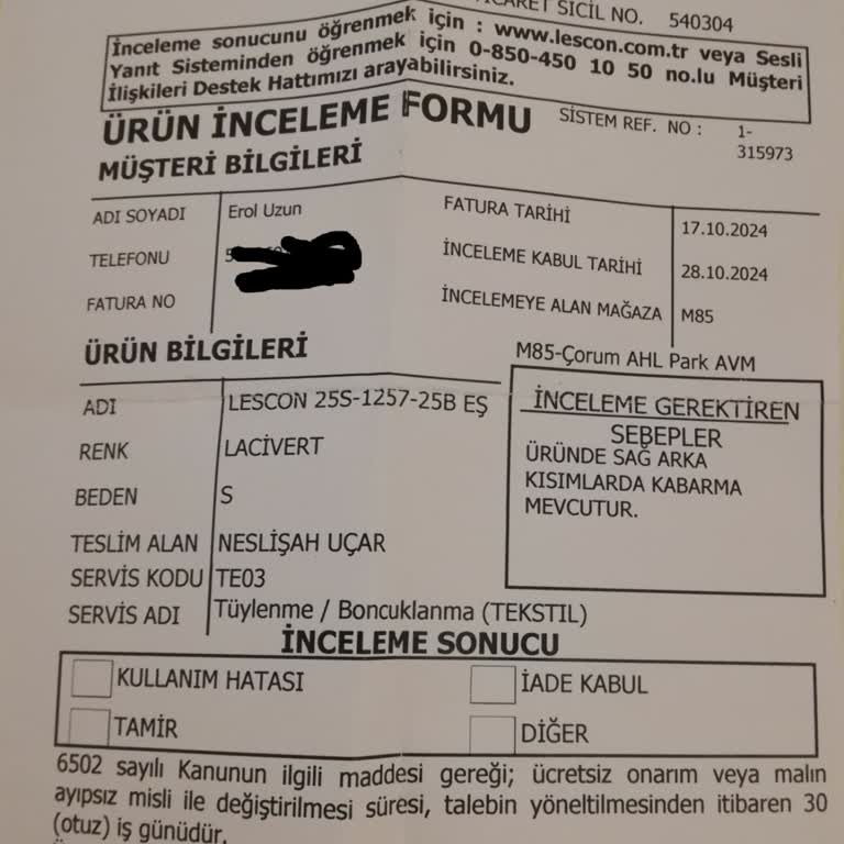Lescon Eşofman Tüylenme Sorunu Ve Çözüm Eksikliği