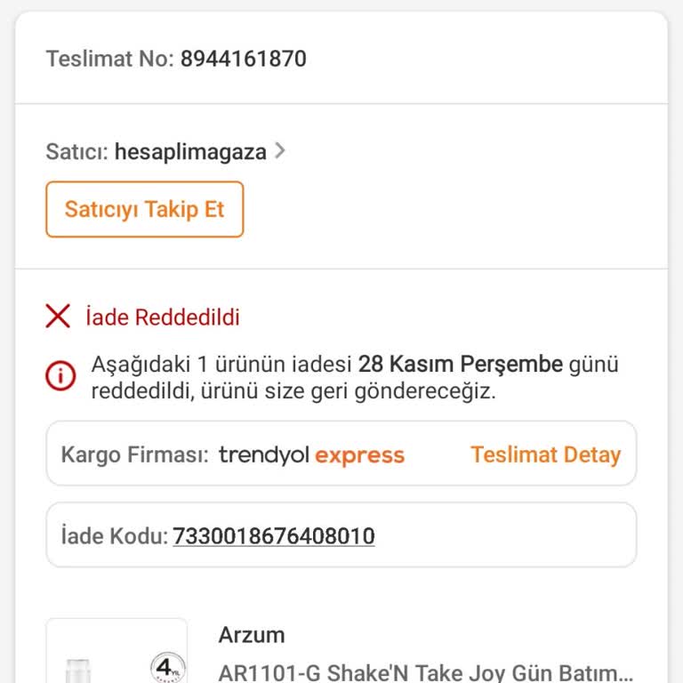 Hesaplı Mağaza Bozuk Ürün Ve İade Sorunu: Trendyol'dan Tüketici Hakları'na!