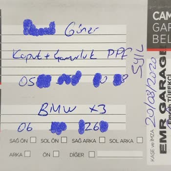 Garanti Kapsamında Yapılmayan PPF Kaplama Yenileme Süreci