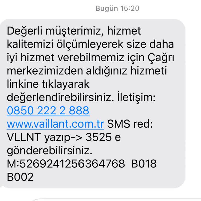 Vaillant Teknik Servis İlgisizliği Ve Çözüm Eksikliği