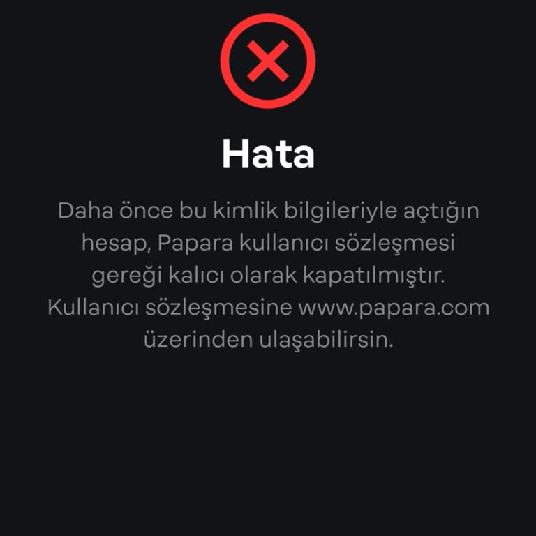 Papara Hesap Kapatma Ve Yetersiz Bilgilendirme Sorunu!