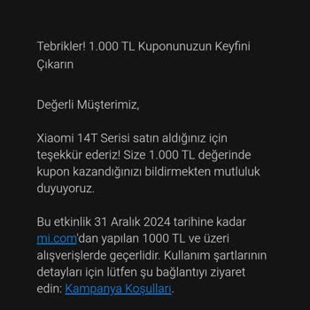 İndirim Kuponu Sorunu