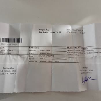 Yanlış Ürün Teslimatı Ve Yetersiz Müşteri Hizmeti