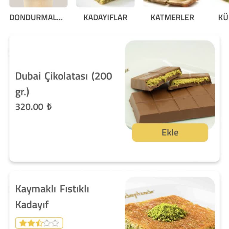 Kadayıfzade Fiyat Farkı Ve Kötü Hizmet Deneyimi!