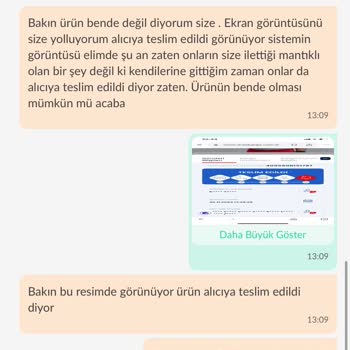Kayıp Ürün Teslimatı Ve Yanıltıcı Bilgilendirme Sorunu