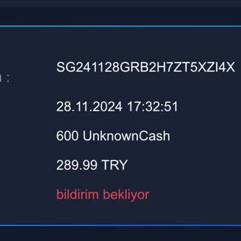 Midasbuy'dan Yüklenmeyen Ürün Sorunu