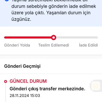 Kargocu Adresi Bulamıyor, Siparişim Geri İade Edildi
