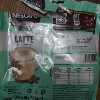Nescafe Latte Paketinde Şifre Eksikliği