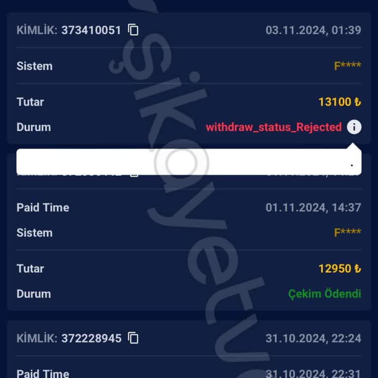 Kazanç Sonrası Hesap Kapatma Sorunu