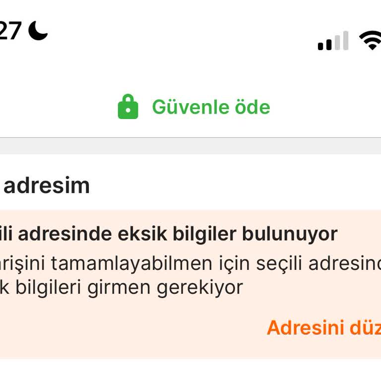 Adres Bilgisi Hatası Ve Ulaşılamayan Müşteri Hizmetleri