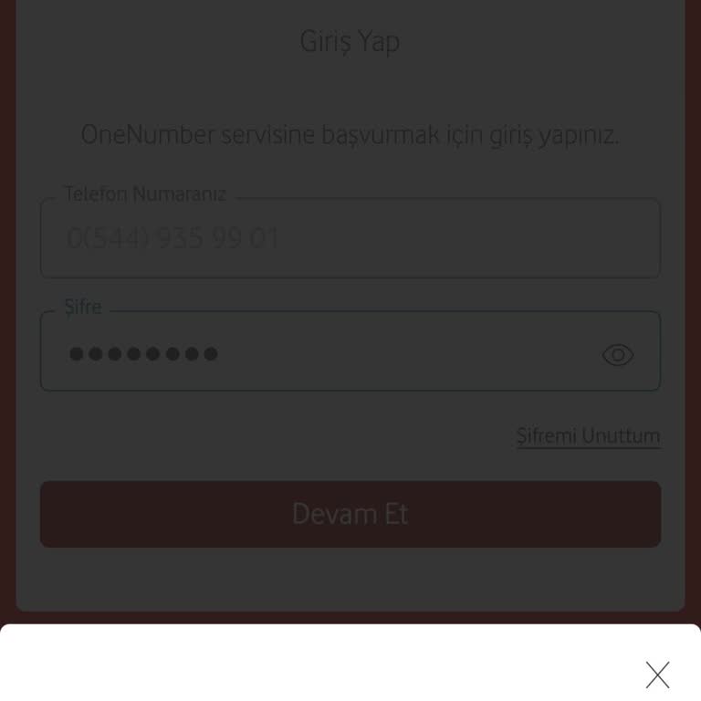 Vodafone One Number Servisi Aktivasyon Sorunu