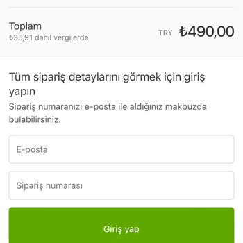Sipariş Verilen Mersin Fidanı Gönderilmedi Ve Müşteri Oyalandı