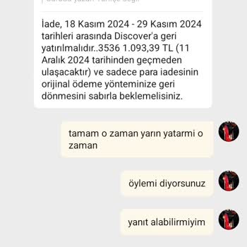 İade Sürecindeki Belirsizlik