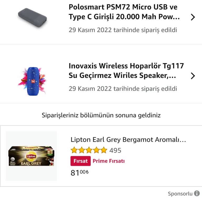 Amazon Siparişimde 2 Yıldır Teslim Edilmeyen Powerbank
