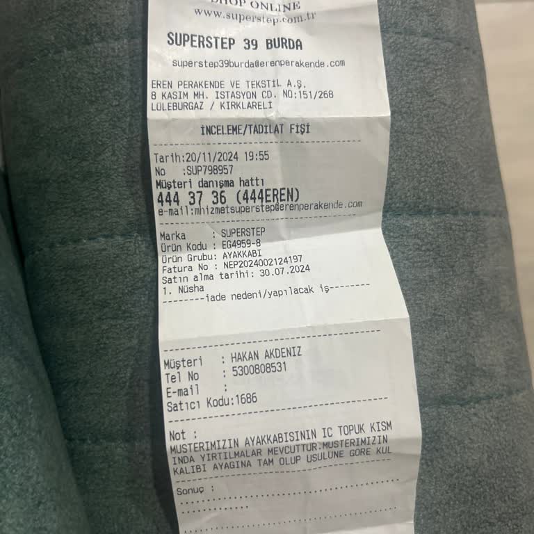 Ayakkabıda Kalite Sorunu Ve Yetersiz Müşteri Hizmeti