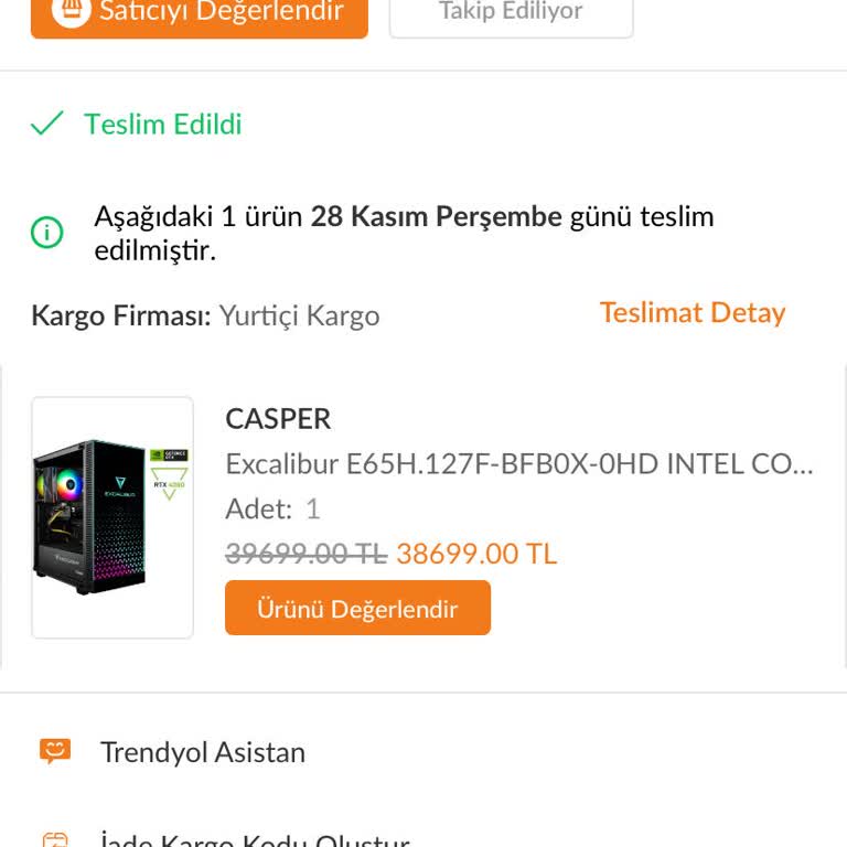 Casper Nirvana Sıfır Aldığım Çalışmayan Bilgisayar Kasası Ve Çözümü Bulamadığım Müşteri Hizmetleri!
