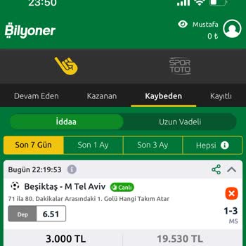 Yanlış Sonuçlandırılan Bahis Kuponu