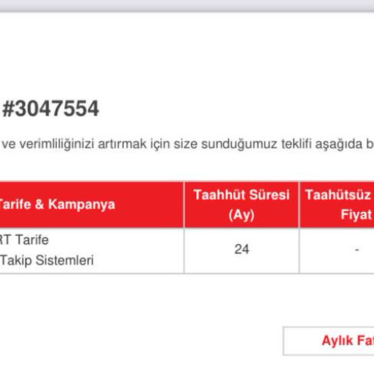 Vodafone'un Haksız Fatura Ve Hizmet Kesintisi