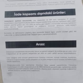 Sorunlu Robot Süpürge Ve Yetersiz Servis Hizmeti